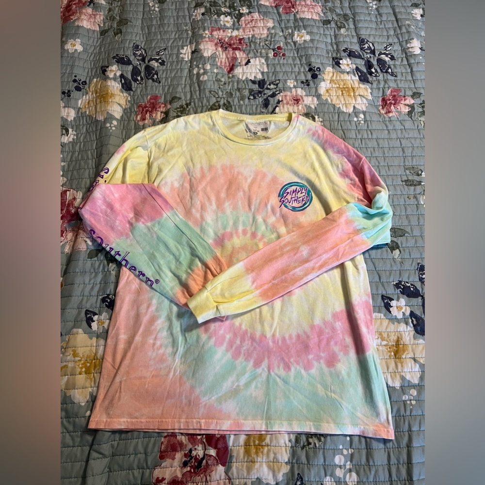 Simply southern long sleeve dog shirt size large